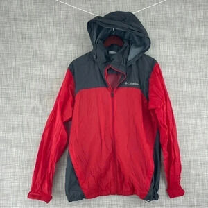 Columbia Mens Size M full zip Nylon windbreaker 1357